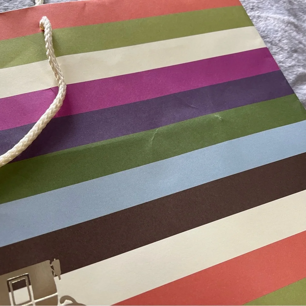 Coach Multicolor Striped XL Gift Box and Shopping Bag B - Picture 3 of 15